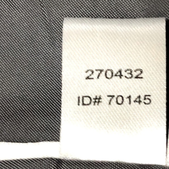 Loft gray slim pencil skirt with black lace side detail size10 - Picture 6 of 8